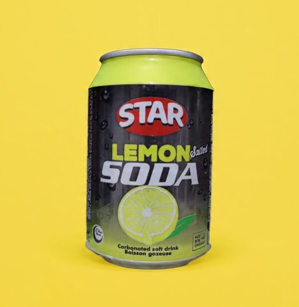 STAR Lemon Soda Carbonated Soft Drink Can 300ml