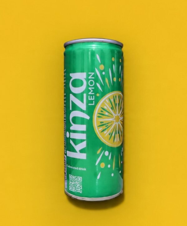 Kinza Lemon Carbonated Soft Drink Can 250ml