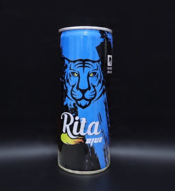 Rita Blue Sparkling Carbonated Energy Soft Drink Can 240ml