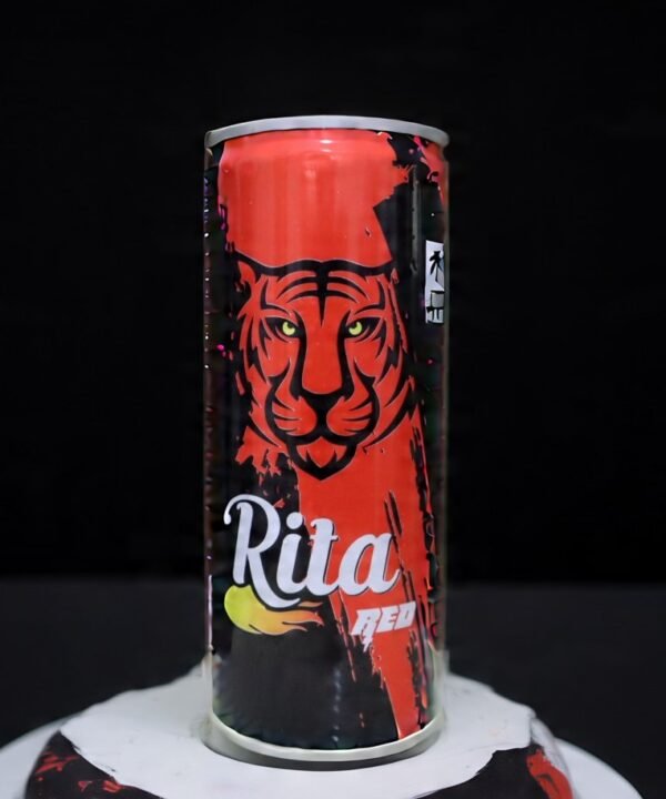Rita Red Sparkling Carbonated Energy Soft Drink Can 240ml