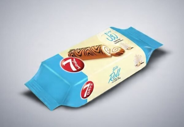 Almarai 7DAYS Mini Vanilla Swiss Roll With Vanilla Filling