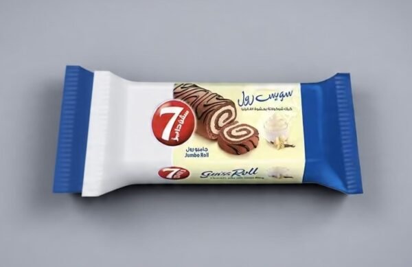 Almarai 7DAYS Jumbo Chocolate Swiss Roll With Vanilla Filling