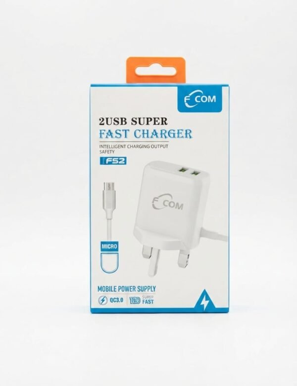 FCOM 2USB SUPER Fast Charger