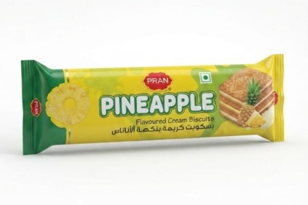 PRAN Pineapple Flavoured Cream Biscuits